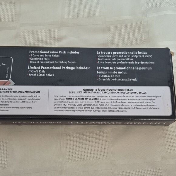 Master Chef 2 Carving Knife Set - Black - Picture 11 of 16